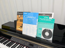 Load image into Gallery viewer, Yamaha Clavinova CLP-240PE Digital Piano polished GLOSSY BLACK stock # 24522