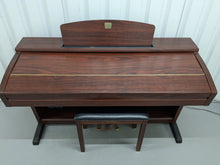 Load image into Gallery viewer, Yamaha Clavinova CVP-303 Digital Piano arranger + stool in mahogany stock #24529