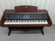 Load image into Gallery viewer, Yamaha Clavinova CVP-303 Digital Piano arranger + stool in mahogany stock #24529