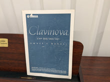 Load image into Gallery viewer, Yamaha Clavinova CVP-303 Digital Piano arranger + stool in mahogany stock #24529