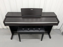 Load image into Gallery viewer, Yamaha Arius YDP-142 Digital Piano and stool dark rosewood finish stock #24532