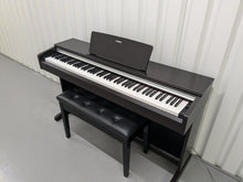 Load image into Gallery viewer, Yamaha Arius YDP-142 Digital Piano and stool dark rosewood finish stock #24532