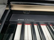 Load image into Gallery viewer, YAMAHA CLAVINOVA CLP-370PE DIGITAL PIANO + STOOL IN GLOSSY BLACK stock nr 24531