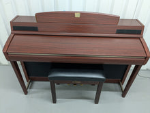 Load image into Gallery viewer, YAMAHA CLAVINOVA CLP-270 DIGITAL PIANO AND STOOL IN MAHOGANY FINISH stock #24538