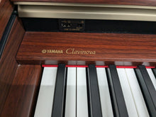 Load image into Gallery viewer, YAMAHA CLAVINOVA CLP-270 DIGITAL PIANO AND STOOL IN MAHOGANY FINISH stock #24538
