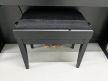 Load image into Gallery viewer, Roland HP605 digital piano and stool in satin black finish stock number 24546