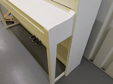 Load image into Gallery viewer, Yamaha Clavinova CLP-545 digital piano in satin white with stool. stock nr 24494