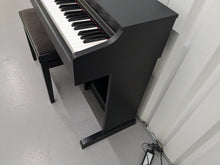 Load image into Gallery viewer, Yamaha Arius YDP-163 Digital Piano and stool in satin black clavinova keyboard stock # 24551