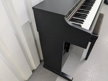 Load image into Gallery viewer, Yamaha Arius YDP-163 Digital Piano and stool in satin black clavinova keyboard stock # 24551