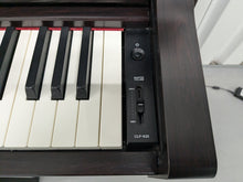 Load image into Gallery viewer, Yamaha Clavinova CLP-635 Digital Piano and stool in dark rosewood stock #24554