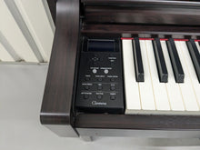 Load image into Gallery viewer, Yamaha Clavinova CLP-635 Digital Piano and stool in dark rosewood stock #24554
