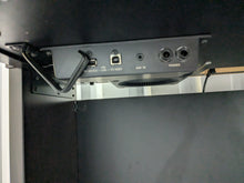 Load image into Gallery viewer, Yamaha Clavinova CLP-635 Digital Piano and stool in dark rosewood stock #24554