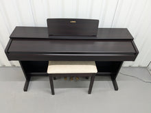 Load image into Gallery viewer, Yamaha Arius YDP-143 Digital Piano and stool in dark rosewood finish stock number 24556