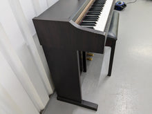 Load image into Gallery viewer, Roland HP101e Digital Piano and stool in dark rosewood finish stock # 24557
