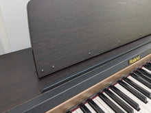 Load image into Gallery viewer, Roland HP101e Digital Piano and stool in dark rosewood finish stock # 24557