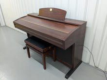 Load image into Gallery viewer, Yamaha Clavinova CVP-305 Digital Piano arranger + stool in mahogany stock #24553