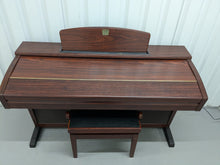 Load image into Gallery viewer, Yamaha Clavinova CVP-305 Digital Piano arranger + stool in mahogany stock #24553
