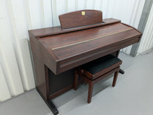 Load image into Gallery viewer, Yamaha Clavinova CVP-305 Digital Piano arranger + stool in mahogany stock #24553