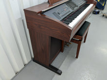 Load image into Gallery viewer, Yamaha Clavinova CVP-305 Digital Piano arranger + stool in mahogany stock #24553