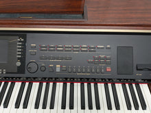 Load image into Gallery viewer, Yamaha Clavinova CVP-305 Digital Piano arranger + stool in mahogany stock #24553