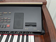 Load image into Gallery viewer, Yamaha Clavinova CVP-305 Digital Piano arranger + stool in mahogany stock #24553