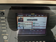 Load image into Gallery viewer, Yamaha Clavinova CVP-305 Digital Piano arranger + stool in mahogany stock #24553