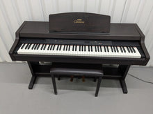 Load image into Gallery viewer, Yamaha Clavinova CLP-820 Digital Piano and stool in dark rosewood stock nr 24563