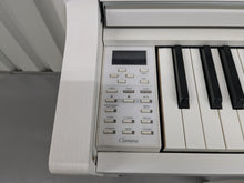 Load image into Gallery viewer, Yamaha Clavinova CLP-575 in satin white finish+ stool stock # 24562