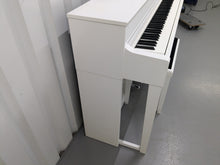 Load image into Gallery viewer, Yamaha Clavinova CLP-575 in satin white finish+ stool stock # 24562
