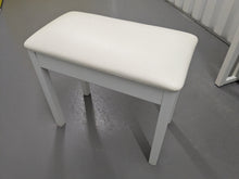 Load image into Gallery viewer, Yamaha Clavinova CLP-625 digital piano and stool in satin white stock #24565