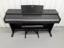 Load image into Gallery viewer, Yamaha Arius YDP-142 Digital Piano and stool in dark rosewood finish stock #24572