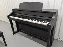Load image into Gallery viewer, Roland HP508 digital piano and stool in dark rosewood stock number 24564