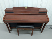 Load image into Gallery viewer, YAMAHA CLAVINOVA CLP-270 DIGITAL PIANO AND STOOL IN MAHOGANY FINISH stock #24566