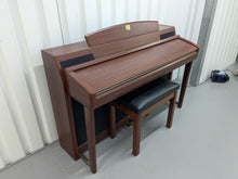 Load image into Gallery viewer, YAMAHA CLAVINOVA CLP-270 DIGITAL PIANO AND STOOL IN MAHOGANY FINISH stock #24566