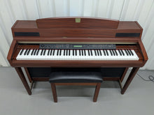 Load image into Gallery viewer, YAMAHA CLAVINOVA CLP-270 DIGITAL PIANO AND STOOL IN MAHOGANY FINISH stock #24566