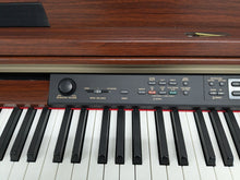 Load image into Gallery viewer, YAMAHA CLAVINOVA CLP-270 DIGITAL PIANO AND STOOL IN MAHOGANY FINISH stock #24566