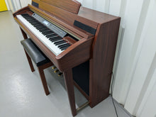 Load image into Gallery viewer, YAMAHA CLAVINOVA CLP-270 DIGITAL PIANO AND STOOL IN MAHOGANY FINISH stock #24566