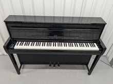 Load image into Gallery viewer, Yamaha Clavinova CLP-685 digital piano and stool in glossy black polished ebony stock #24586