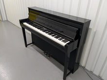 Load image into Gallery viewer, Yamaha Clavinova CLP-685 digital piano and stool in glossy black polished ebony stock #24586