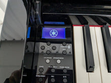 Load image into Gallery viewer, Yamaha Clavinova CLP-685 digital piano and stool in glossy black polished ebony stock #24586