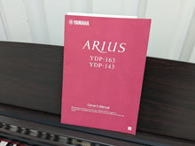 Load image into Gallery viewer, Yamaha Arius YDP-163 Digital Piano in rosewood clavinova keyboard stock # 24590