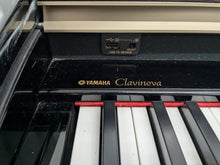 Load image into Gallery viewer, Yamaha Clavinova CLP-240PE Digital Piano polished GLOSSY BLACK stock # 24598