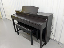 Load image into Gallery viewer, Yamaha Clavinova CLP-470 in dark rosewood with wooden keys action + stool stock no 24597
