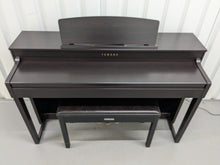 Load image into Gallery viewer, Yamaha Clavinova CLP-470 in dark rosewood with wooden keys action + stool stock no 24597