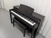 Load image into Gallery viewer, Yamaha Clavinova CLP-470 in dark rosewood with wooden keys action + stool stock no 24597