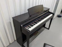 Load image into Gallery viewer, Yamaha Clavinova CLP-470 in dark rosewood with wooden keys action + stool stock no 24597