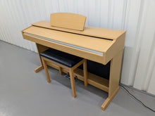 Load image into Gallery viewer, Yamaha Arius YDP-140 digital piano and stool cherry wood finish stock # 24588