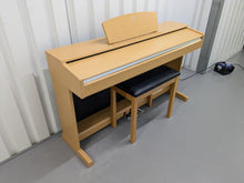 Load image into Gallery viewer, Yamaha Arius YDP-140 digital piano and stool cherry wood finish stock # 24588