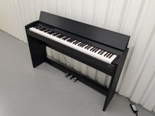 Load image into Gallery viewer, Roland F110 compact slim size Digital Piano in black stock # 24580