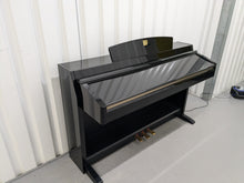 Load image into Gallery viewer, Yamaha Clavinova CLP-230PE piano +stool polished ebony glossy black stock # 24604